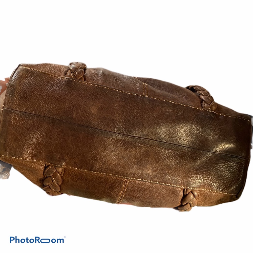 Fossil sinch top leathet shoulder bag braided - Picture 3 of 5